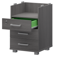 Каркас приставной тумбы Аргентум НТ-320 Лиственница